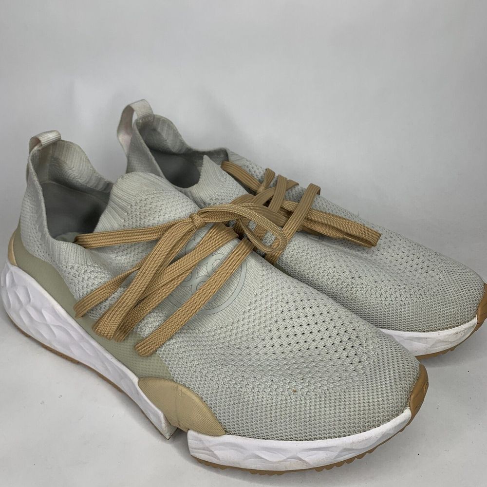 G/Fore‎ Golf Shoes Mens 11.5 Brown Birch Spikeless MG4.1 Lace Up Knit